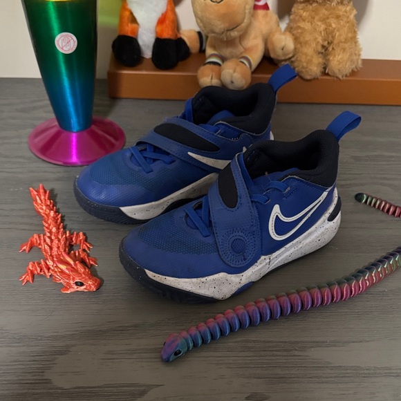 Nike Other - Nike Kids Royal Blue Basketball Sneakers